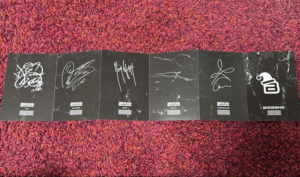 [USED] BIGBANG FC Fan Club VIP Benefit Postcard Set