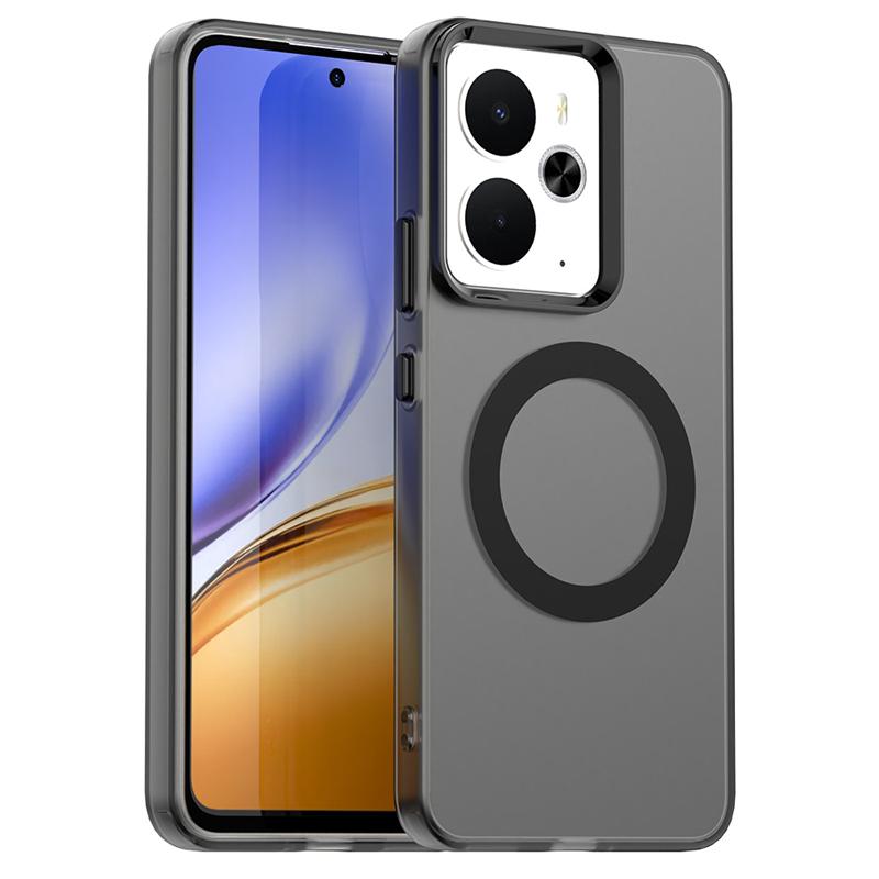 Прозрачный чехол с магнитной адсорбцией и беспроводной зарядкой для Realme 14T, прозрачный чехол для телефона Realme 14T, чехол для Realme 14T для Realme 14T 5G 6,67 дюйма