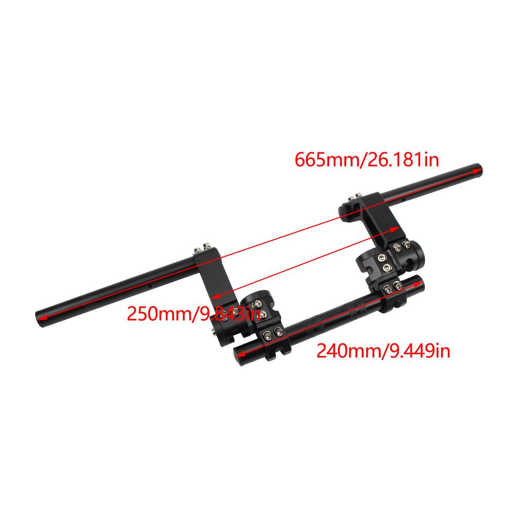 Мотоцикл 7/8" 22 мм CNC Руль Съемный Регулируемый Руль 125cc Питбайк Грязевой Байк Мотокросс Скутер Аксессуары
