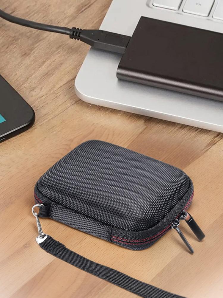 Чехол EVA Hardshell, устойчивый к царапинам, сумка для внешнего жесткого диска, защитный дорожный чехол для Samsung T7 Shield/T9 4 ТБ/2 ТБ/1 ТБ портативного SSD