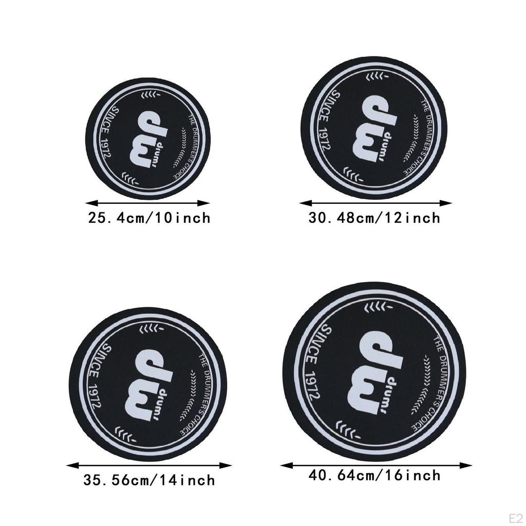 10 12 14 16 дюймов Пэды для приглушения барабанов, Набор тренировочных пэдов для тарелок и барабанов