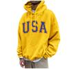 Men's Loose Printed Hooded Sweatshirt Men's Casual Fashion Sports Sweatshirt