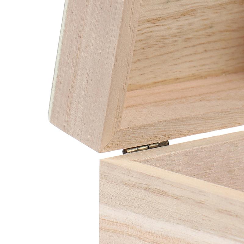 Ретро-шкатулка для хранения украшений, органайзер, коробка-раскладушка из натурального дерева, прямоугольный чехол