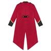 Kids Vintage Medieval Steampunk Tailcoat Long Sleeve Fake Two Piece Tuxedo Victorian Jacket for Dress Up Party Costume