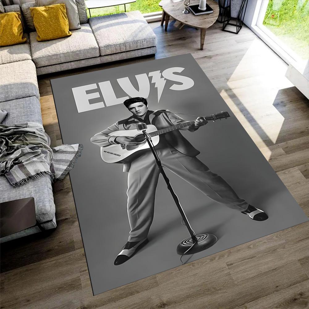 Elvis Presley Floor Mat Suitable for Bedrooms Entryway Game Room Dormitory Anti-slip Rug Office home decor Perfect Gift for Friends & Family