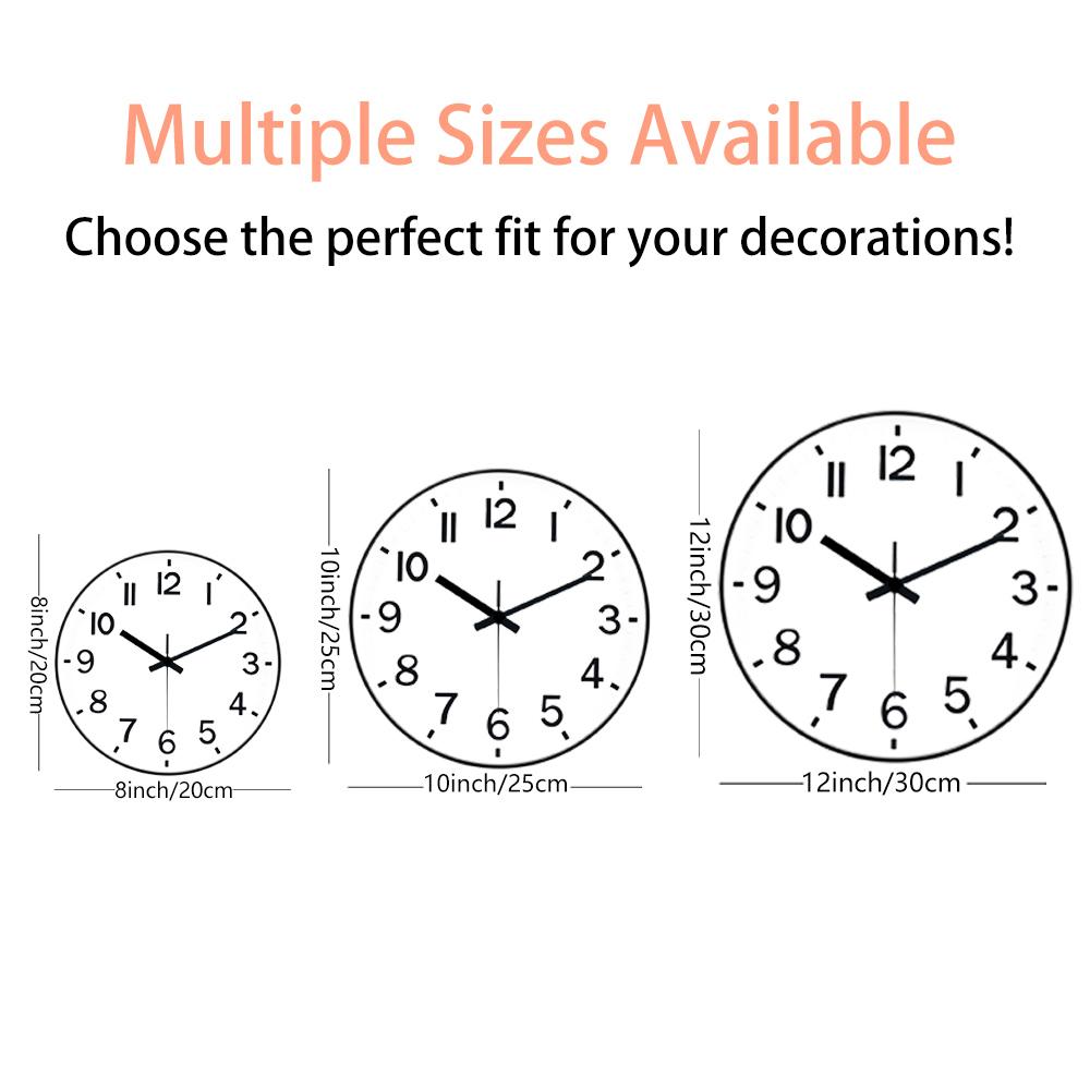 Artistic Geometric Wall Clock Black & Rose Golden Frame Silent Quartz Clock Creative 2D Dial Bedroom Living Room Office Decor