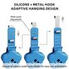 Силиконовый держатель-вешалка для ершика унитаза, водонепроницаемый, легкая установка, полка-освежитель для бачка унитаза, для офиса, ванной комнаты