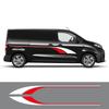 Для Opel Vauxhall Vivaro Renault Trafic Фургон-кемпер Автодом 2 шт. Автонаклейки Полосы SURF Виниловая графика Наклейки Аксессуары