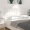 VidaXL Headboard White 146x4x100 Cm Solid Pine Wood 818671