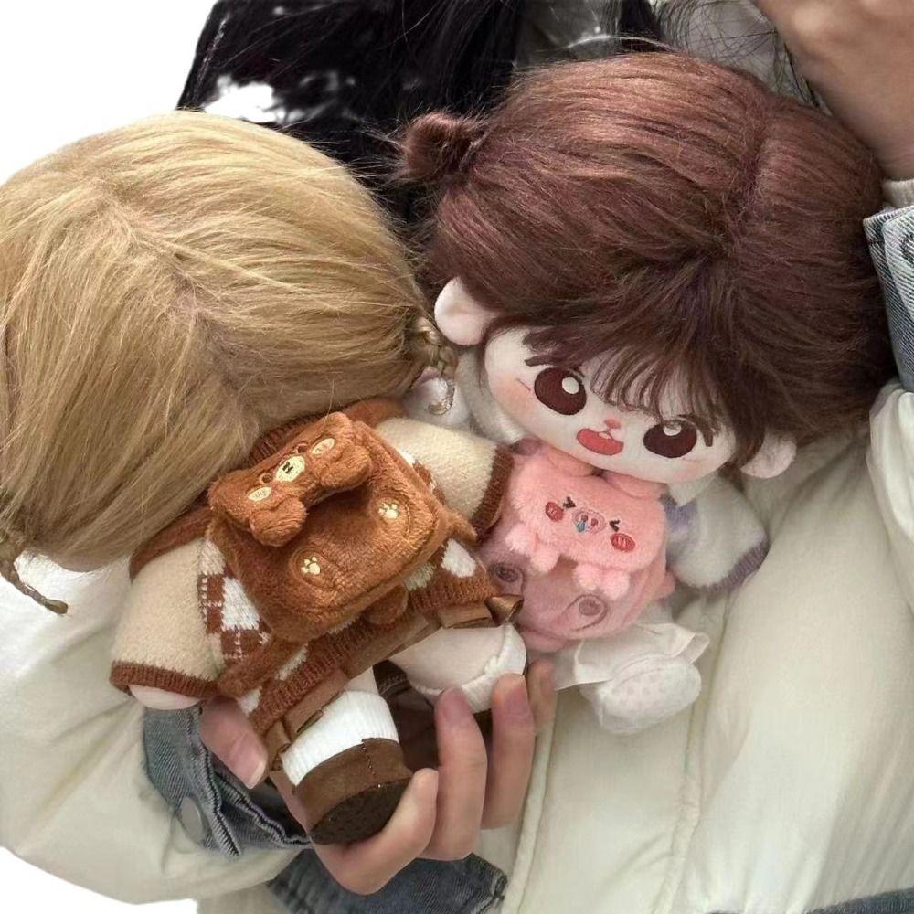 Сменный рюкзак Labubu 17 см, рюкзак для кукол в стиле животных, мультяшная сумка Labubu, детские игрушки