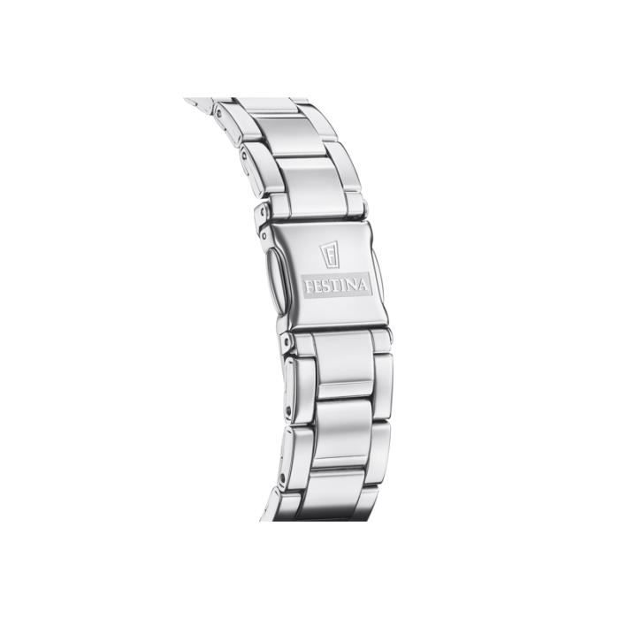 Montre Femme - FESTINA - F20593/2 - Acier - Étanche 10 Atm - Cadran Bordeaux avec Strass