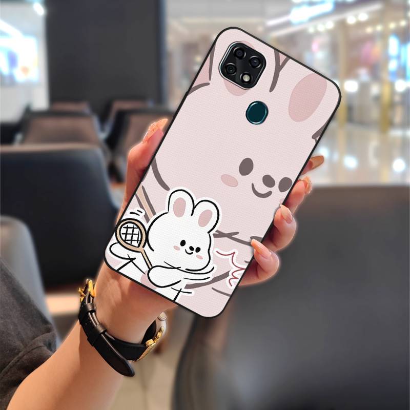 Мультяшный чехол на заднюю крышку для телефона ZTE Blade 20 для пары, ТПУ, прочный, водонепроницаемый, пыленепроницаемый, ударопрочный, противоударный, защитный