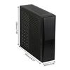 Компьютер ITX для корпуса FH05 Мини-настольный для корпуса Промышленный контроль Домашний кинотеатр ПК для игр для корпуса Горизонтальный металлический Des