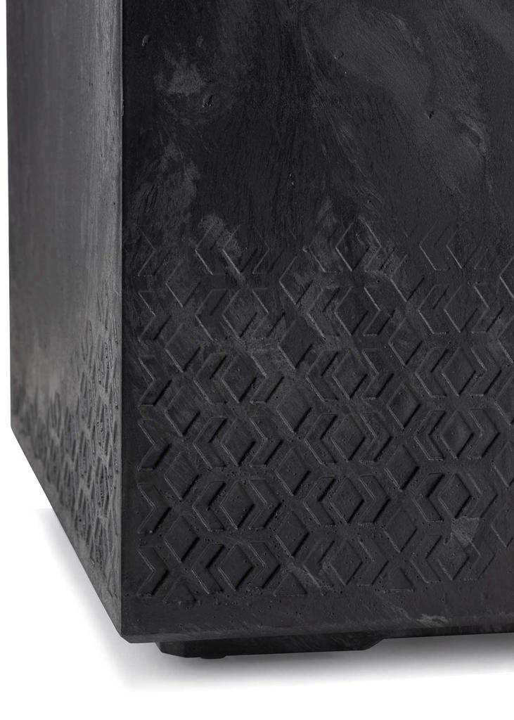 Donica Betonique Czarny Beton H60X40 Cm