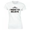 Inspired By The XFiles I Want To Believe Skinny Fit TShirt