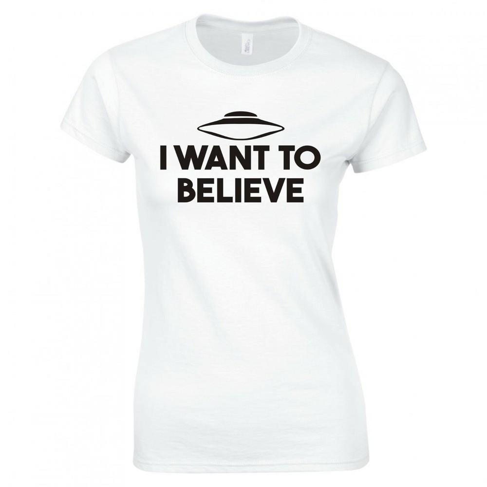 Inspired By The XFiles I Want To Believe Skinny Fit TShirt
