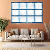 32x48 In Large Wall Calendar Wall Mount Laminated Calendar New Dry Erase Calendar Office Use