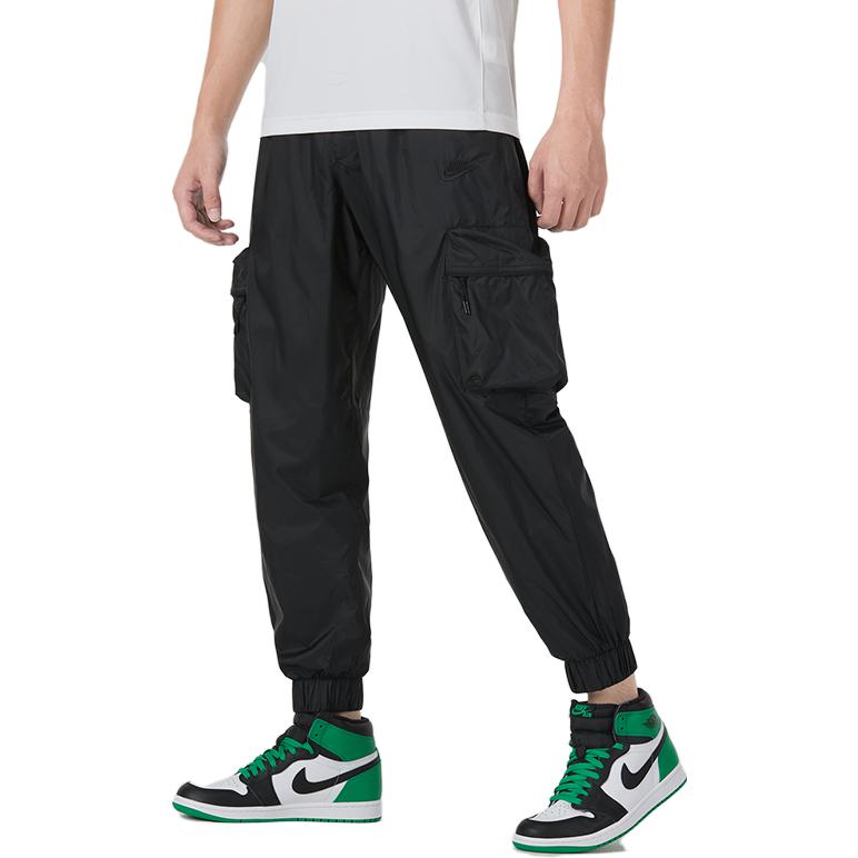 Nike Брюки карго мужские черные умеренные FB7912-010