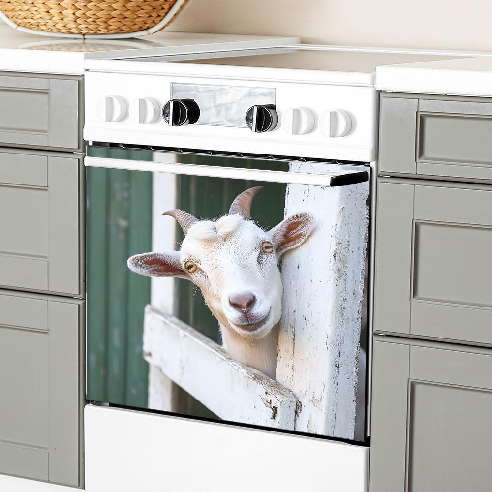 Наклейка на кухонную духовку Lamb Home Beautification Декоративная настенная наклейка