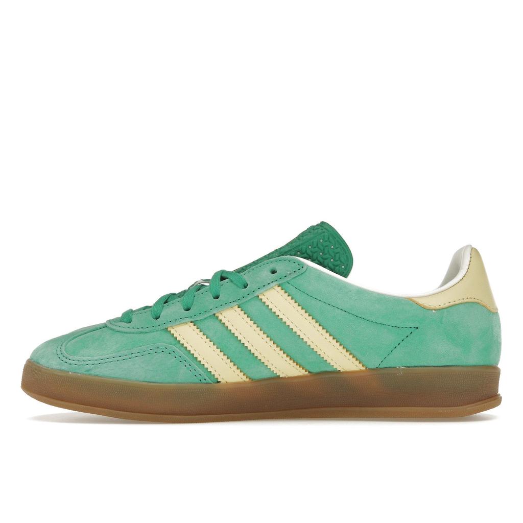 Adidas Gazelle Indoor Semi Court Green Almost Yellow Unisex Sneakers Gum IH7500