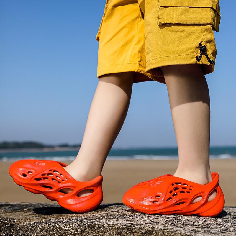 Men's, Women's, and Kids' Summer EVA Sandals - Cross-Border Hole Design