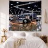 Kw Heavy Trucks Wall Decor Tapestry Art For Pet Memorial Birthdaywedding Party Backdrop Family Gift