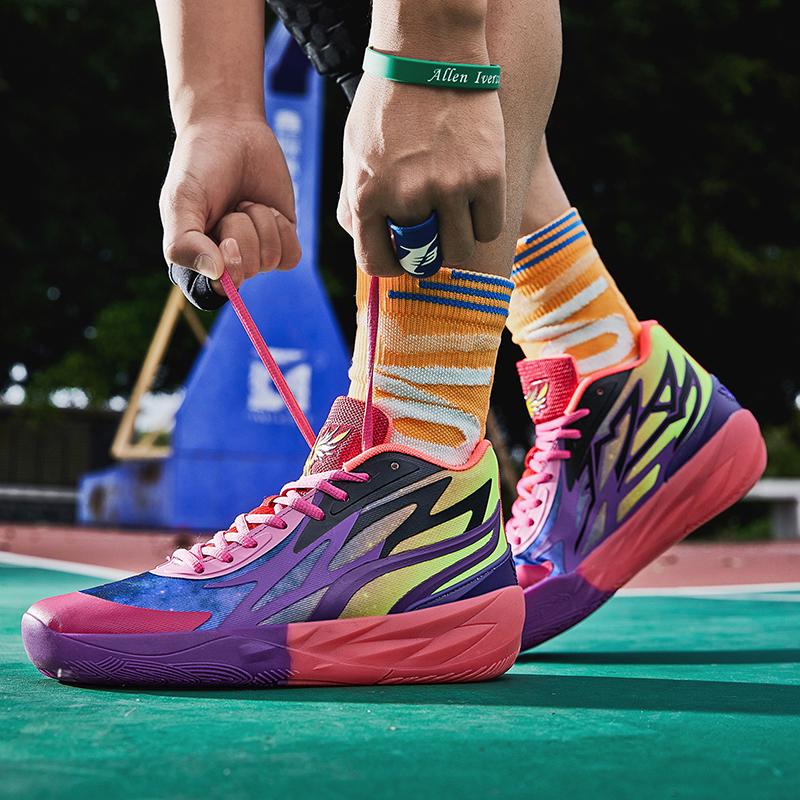 Высококачественные баскетбольные кроссовки Lamelo Ball 2-го поколения для реальной игры, нескользящие, новая спортивная обувь для мужчин и женщин