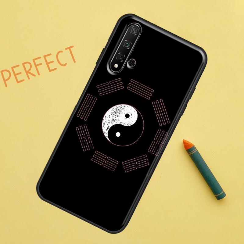 Восемь Триграмм Тайцзи Инь Ян Для Huawei Nova 10 9 SE 11 Pro 12i 11i 8i Y60 Y70 Y90 Y61 Y91 Y72 Y73 P20 P40 P30 Lite Чехол