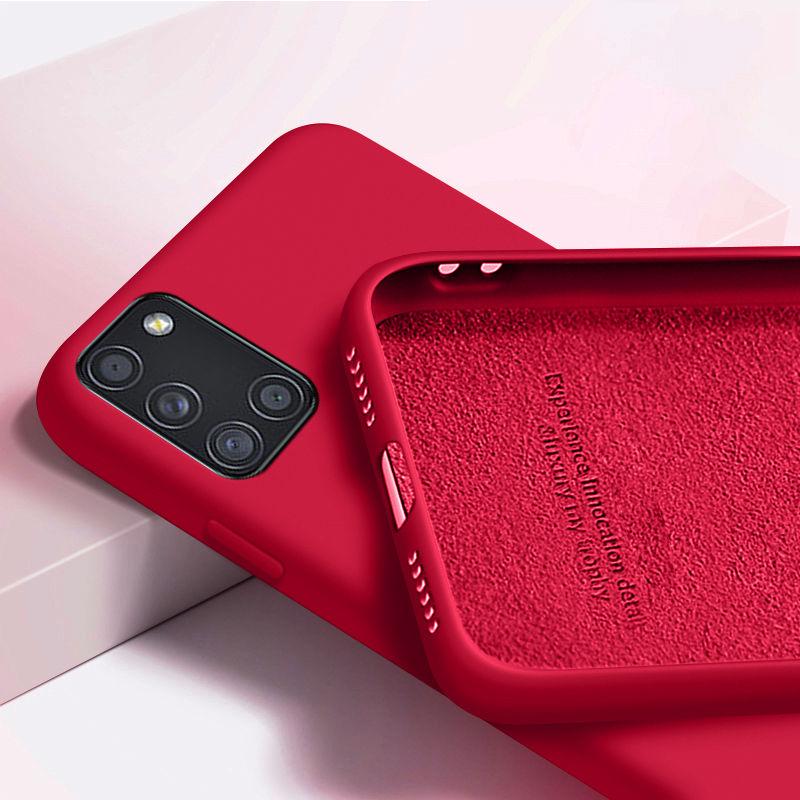 Жидкий силиконовый чехол для Samsung Galaxy A51 A71 A50 A53 A13 M31 M31S M51 M21 A12 A21S A32 A22 S21 S20 FE S22 Note 20 Ultra 10 S8 S9 S10 Plus.