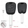 Replacement Remote Control Key Shell for Peugeot 206 207 307 C2 Straight Car Key