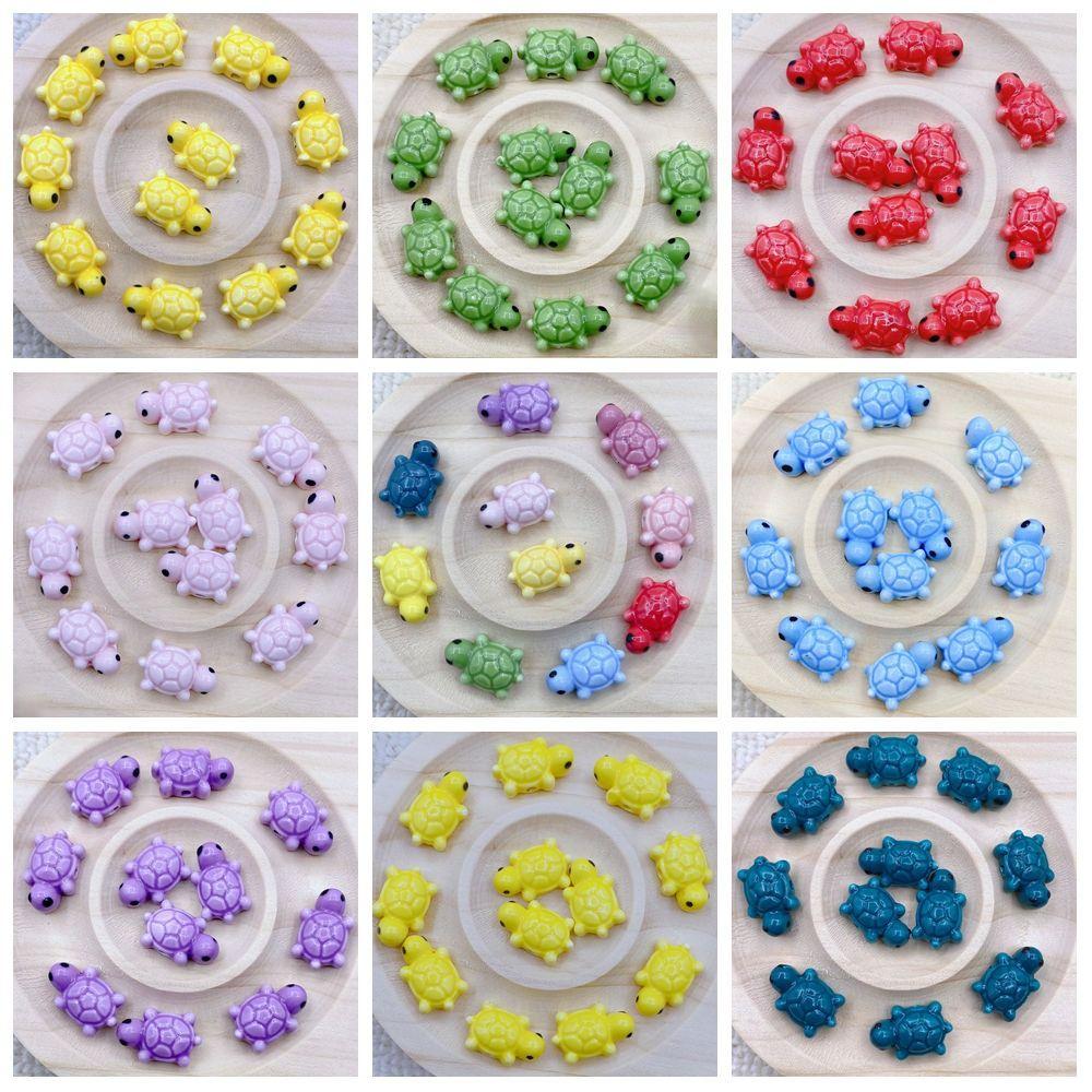 10 шт. ручной работы ремесло милый черепаха бусина керамический материал для изготовления ювелирных изделий для женщин