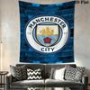 Etihad MCFC GroundWall Hanging Printed Fabric Blanket Decorative Tapestries for Bedroom Living Room Home Decor