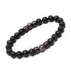 Volcanic Stone Bracelet for Men Lava Wooden Beads Bracelet Tibetan Buddha Wrist Chain Women Men Zircon Gift New Bracelets