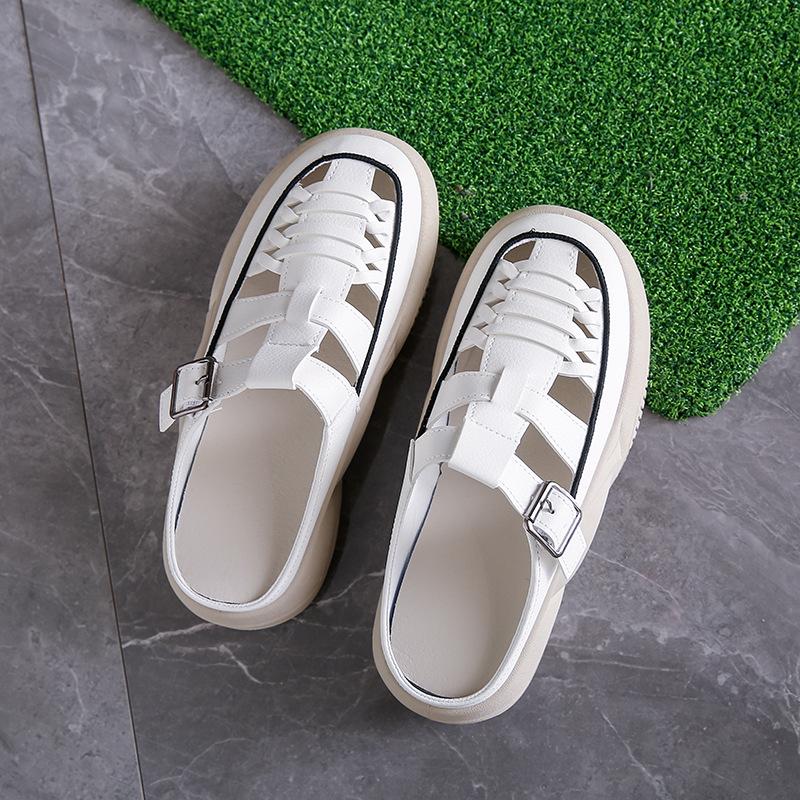 Универсальные сандалии маленькие белые туфли женские летние новые - это женские повседневные дышащие сандалии на платформе