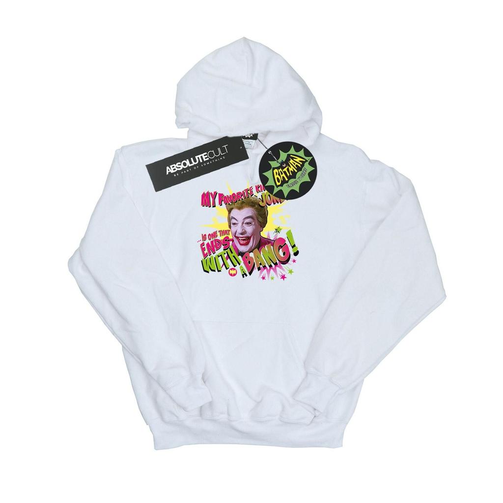 DC Comics Мужская толстовка с капюшоном из сериала Бэтмен Джокер Бэнг