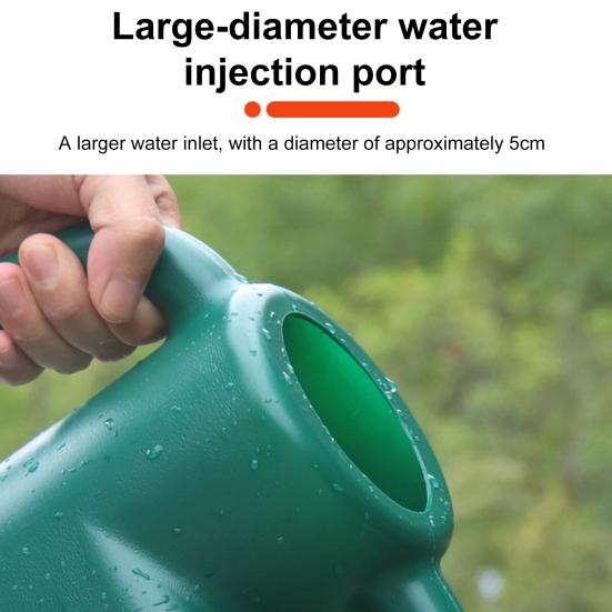 3L Watering Can with Long Spout Outdoor Indoor Watering Can with Detachable Shower Head Dual Handle Watering Can for Houseplant Garden Watering