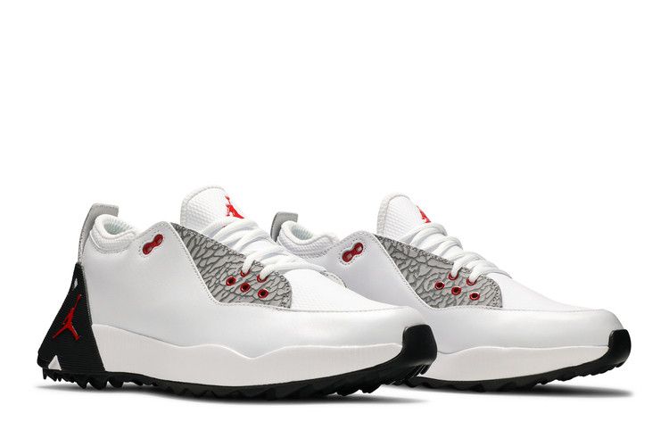 Men's Sneakers Jordan ADG 2 White Black Red White/Black-Atmosphere Grey-University Red