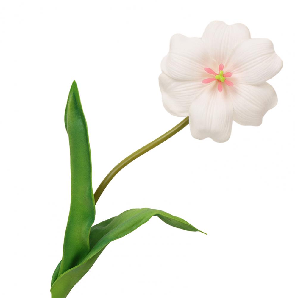 5 шт. Букет симулированных тюльпанов Реалистичные искусственные цветы Домашний декор Искусственная композиция из тюльпанов с гибкими стеблями