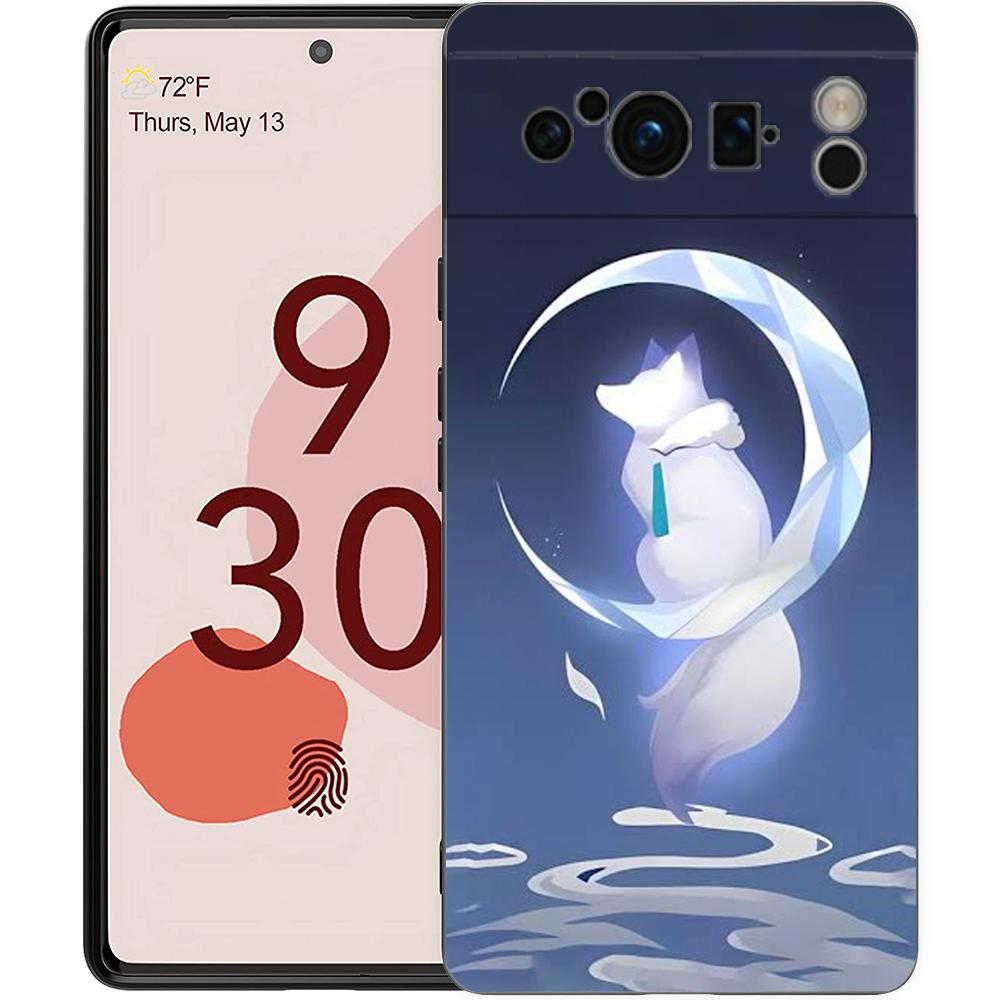 Чехол для телефона Google Pixel 9 8 8A 7 7A 6 Pro XL 6A 5G Черный Мягкая задняя крышка Оболочка из ТПУ Honkai Star Rail Игра Тот же стиль