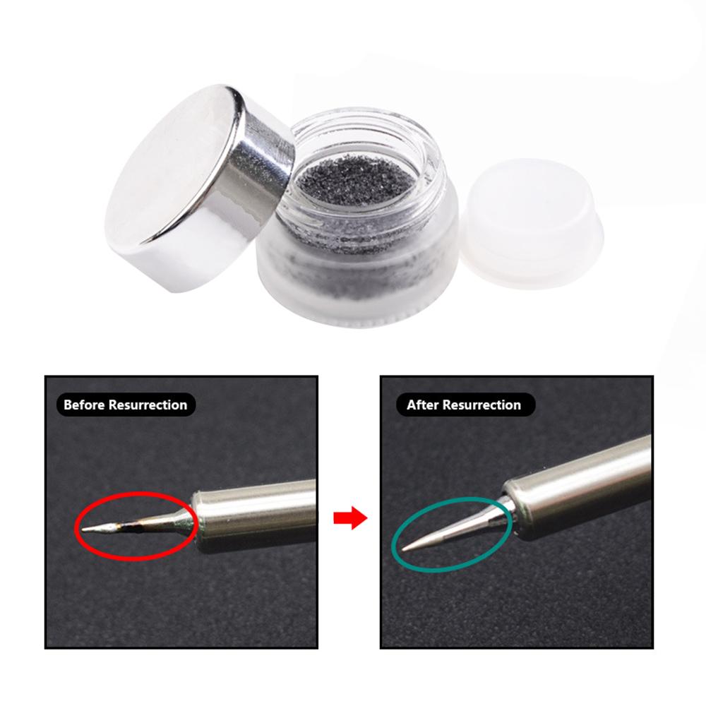 Soldering Iron Tip Cleaner Soft Silicone Tin Dross Box To Tin Cleaning Tool Resurrection Paste In Addition To Tin Ball With Base