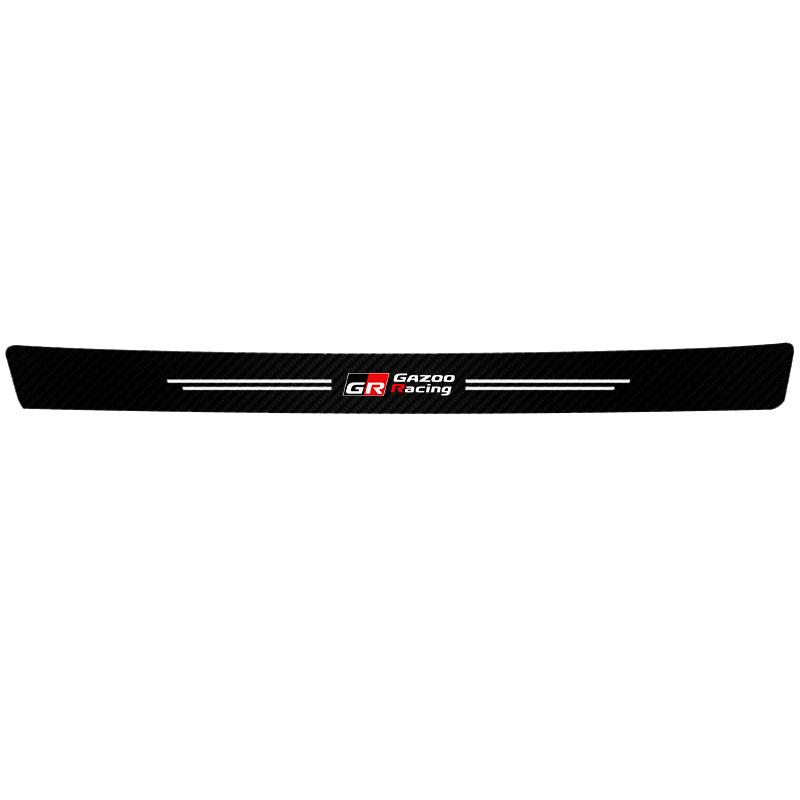 1/4Pc Carbon Fiber Car Door Sill Protector Sticker For Peugeot 2008 208 308 508 4008 408 3008 307 207 107 607 106 406 407 206M