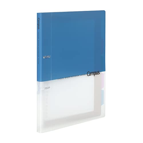 KOKUYO Loose Leaf Binder Campus A4 2 Holes Up to 100 Sheets Blue Ru-PP158B