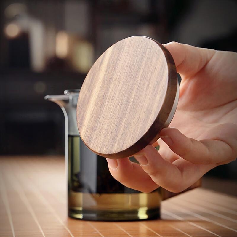 Quandu Thickened Glass Tea Infuser Separation Cup