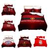 Роскошный 3D Комплект Постельного Белья с Цифровой Печатью для Футбольных Фанатов Оптовый Комплект Постельного Белья для Футбольных Энтузиастов