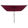 Garden Sun Umbrella Bordeaux Red 295 x 295 x 245 cm