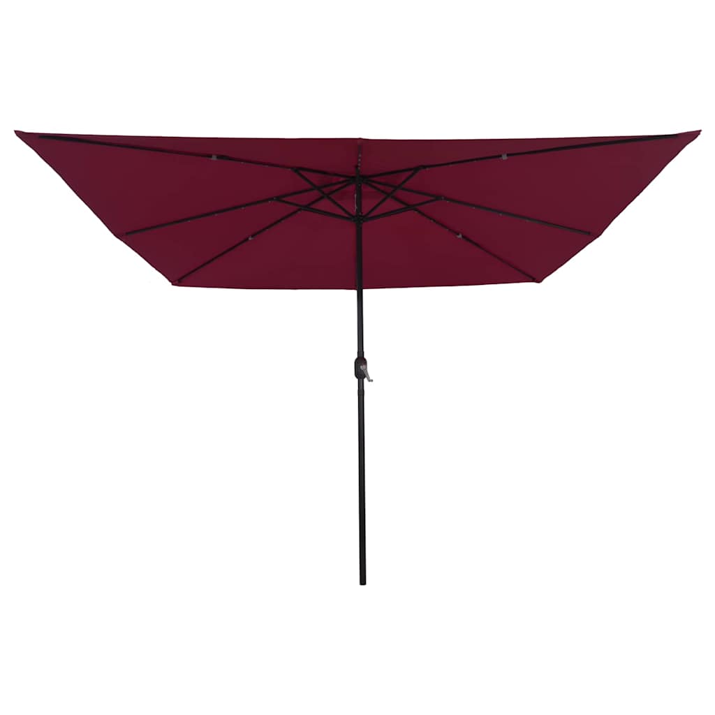 Garden Sun Umbrella Bordeaux Red 295 x 295 x 245 cm