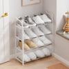 4-storey Household Assembled Simple Plastic Shoe Rack, Space Saving Storage Rack, Outdoor Shoe Cabinet, Hallway, Small Shoe Rack