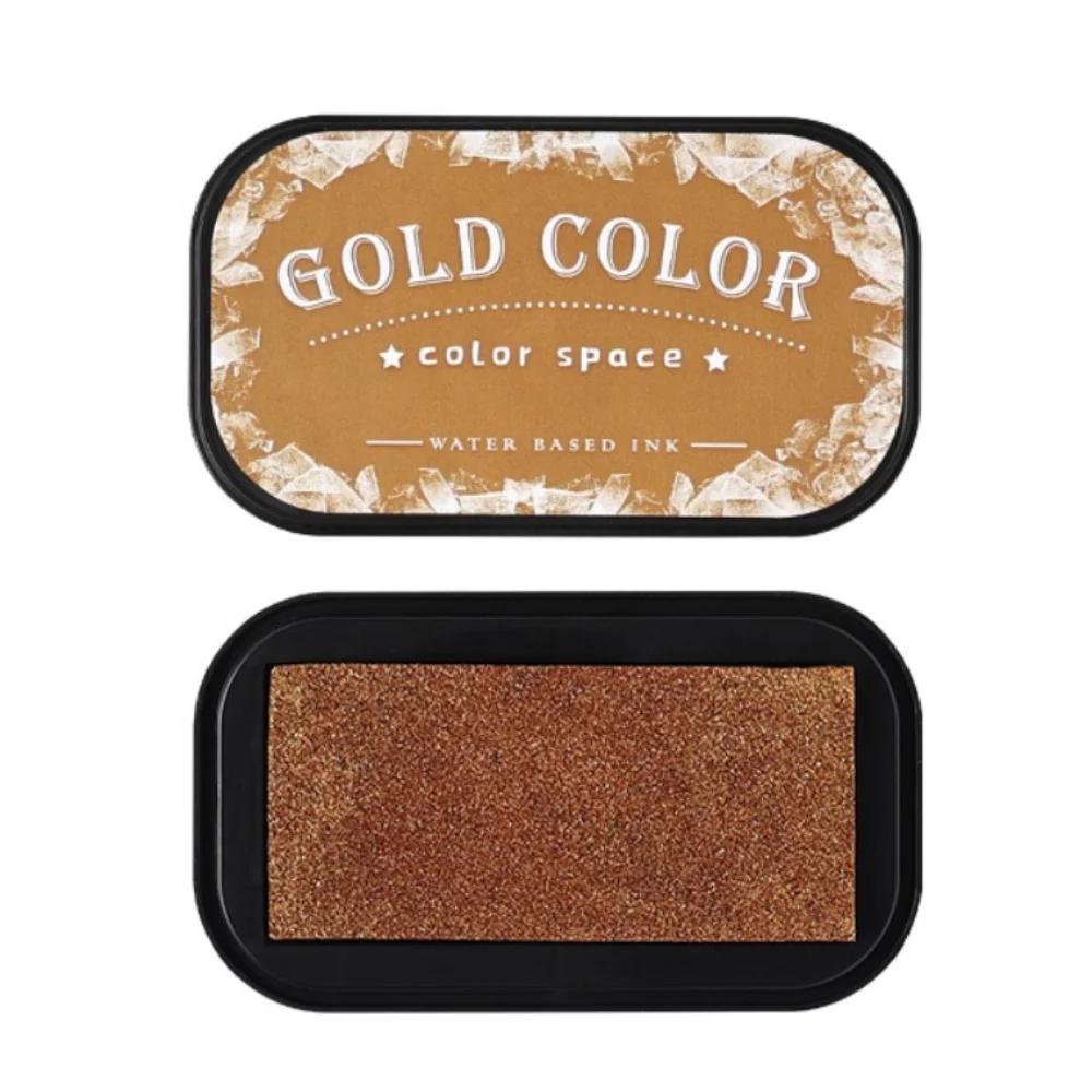 New Colorful Water Based Ink Pad Quick Drying High Density Sponge Inkpad Easy to Use Self Ink Stamp Scrapbook Supplies