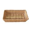 Serving Basket 35x25x7cm Multifunctional Stackable Woven Serving Tray for Bread Candies Biscuits Fruits