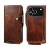 Настоящий кожаный чехол-книжка для iPhone 17 16 15 14 Pro Max Роскошный чехол Ретро Кошелек Книга Оболочка iPhone16 15 Plus iPhone17 Air